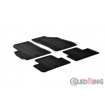 Original Gledring Passform Fußmatten Gummimatten 4 Tlg.+Fixing - Chevrolet Orlando 2010->